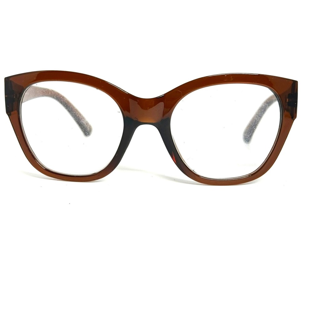 Max Studio MS21123 Brown Cat Eye Reading Glasses